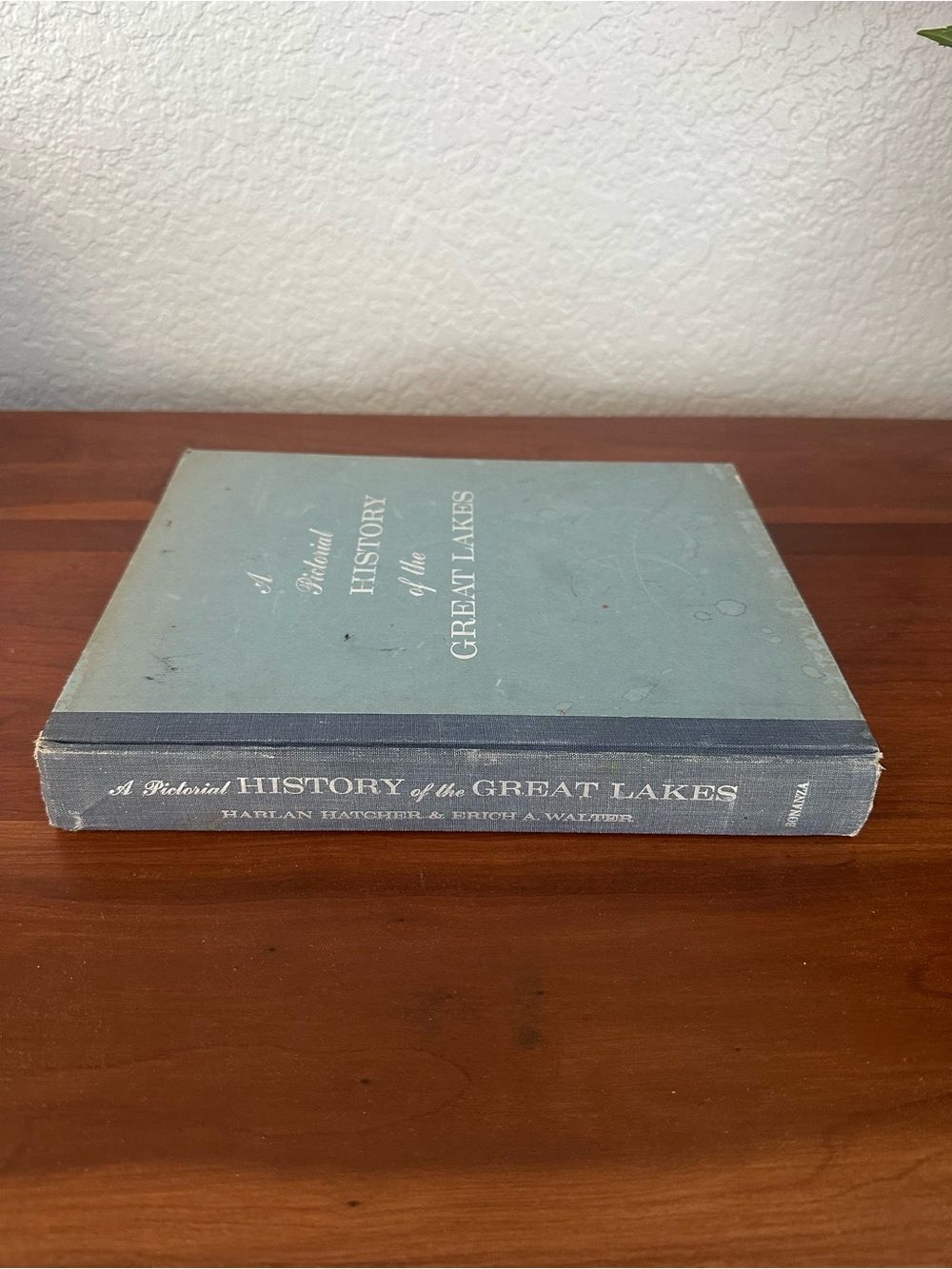 Vintage Blue Great Lakes Coffee Table Book